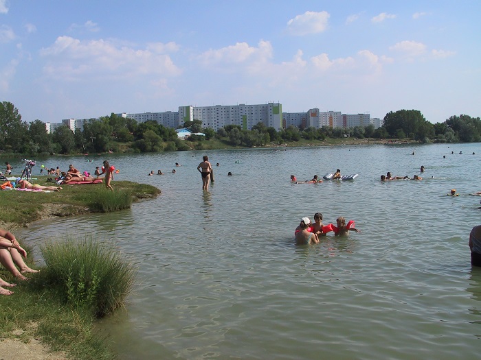 Baden am Badeteich Hirschstetten 