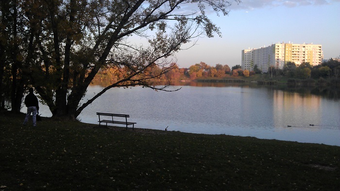 Herbststimmung am Teich Hirschstetten