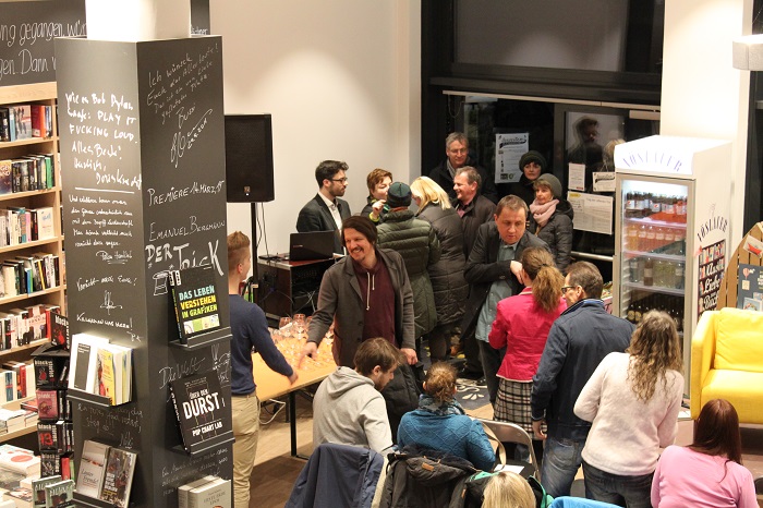 Lesung Donaustädter Autorinnen Beate Maly und Silvia Hlavin in der Seeseiten Buchhandlung am 24.2.2017